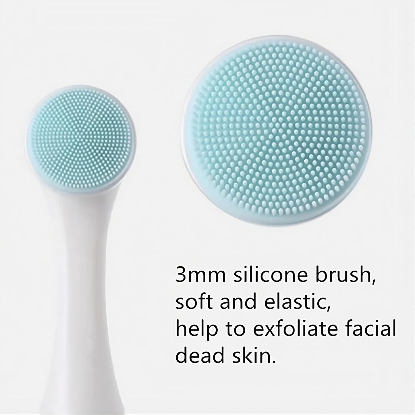 Double-Sided Face Cleansing Brush